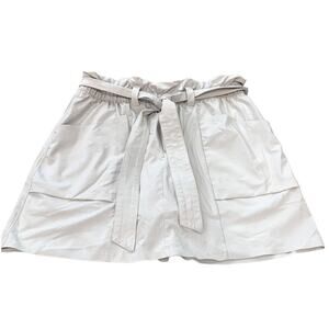 Athleta Grey Athletic Skirt Skort Built in Shorts Size 6